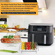 2PCS Stainless Steel Air Fryer Rack Set