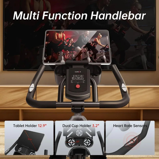 Indoor Cycling Exercise Bike Stationary Home Spin Bike