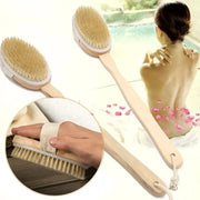Detachable Wooden Bath Brush Set