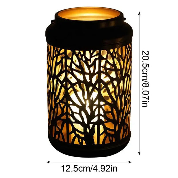 Vintage Hollow Metal Tealight Candle Holder Ornament
