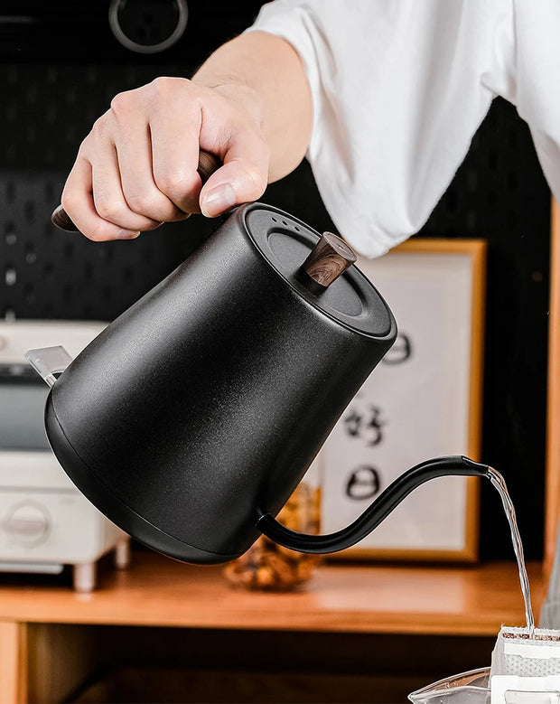 800ml Gooseneck Electric Kettle 1000W Stainless Steel