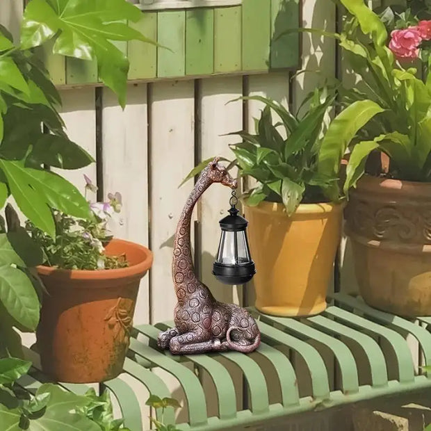 Giraffe Solar Garden Light