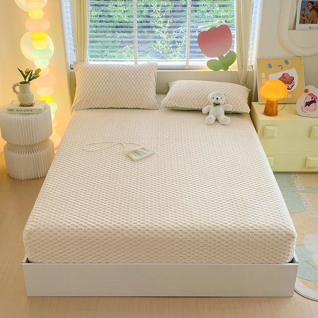 Kids Cartoon Fitted Sheet – Soft & Durable 100% Polyester Bed Cover