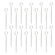 20‑Piece Stainless Steel BBQ Skewers